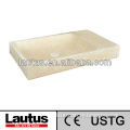 Bathroom square marble wash basin sink-EV7038GL